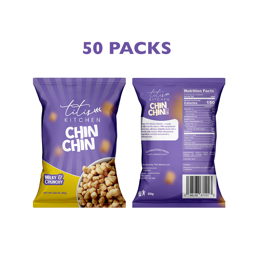 Titi's Kitchen Chinchin [Pack of 50]